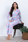 Zivame Buttersoft Knit Poly Pyjama Set - Pink Lady — thumbnail 4